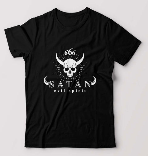 O-Parts Hunter 666 Satan T-Shirt for Men-Black-Ektarfa.online