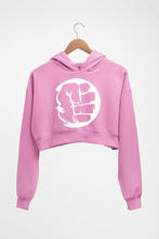 Load image into Gallery viewer, Hulk Superhero Crop HOODIE FOR WOMEN-Light Baby Pink-Ektarfa.online
