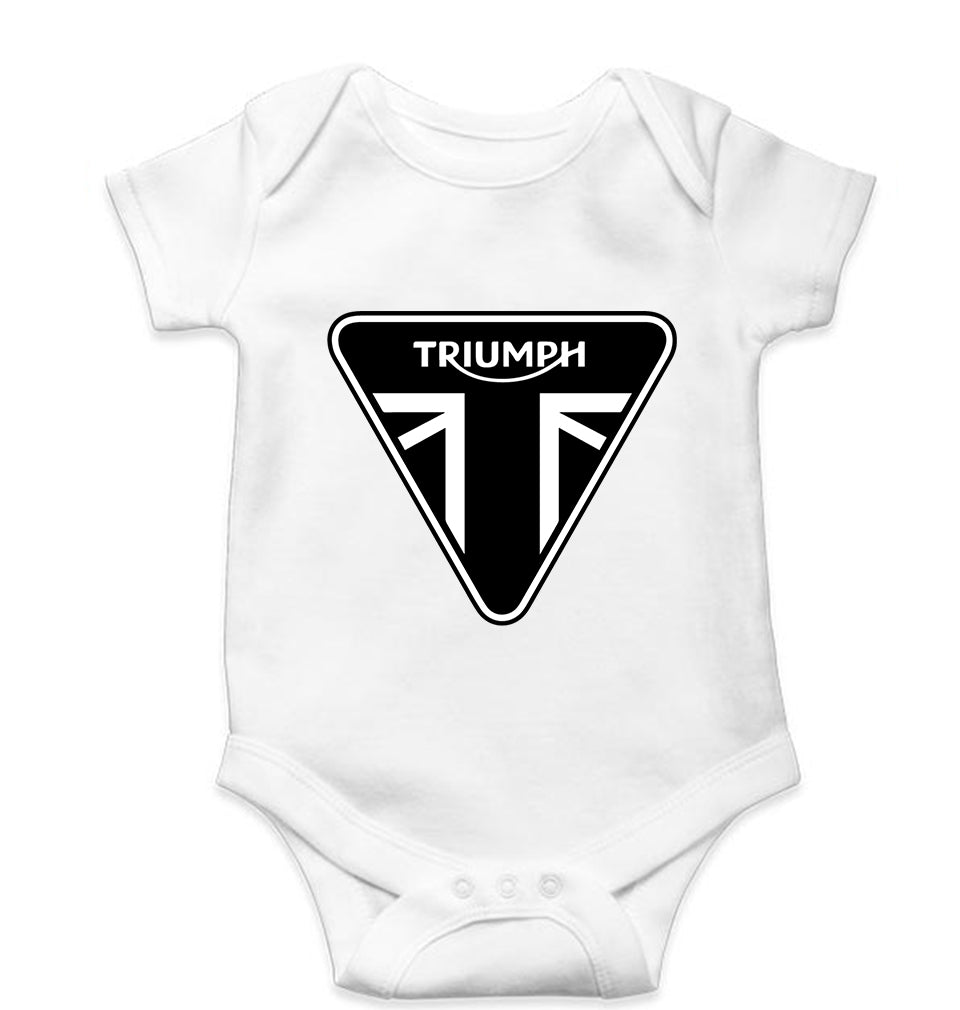 Triumph Kids Romper For Baby Boy/Girl-0-5 Months(18 Inches)-White-Ektarfa.online