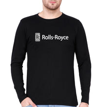 Load image into Gallery viewer, Rolls Royce Full Sleeves T-Shirt for Men-Black-Ektarfa.online
