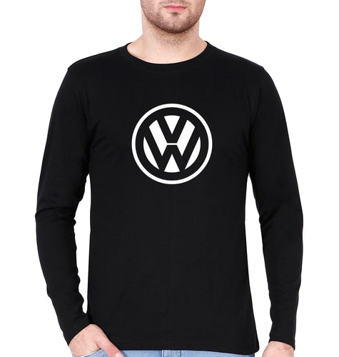 volkswagen Full Sleeves T-Shirt for Men-Black-Ektarfa.online