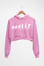 Load image into Gallery viewer, Violin Evolution Crop HOODIE FOR WOMEN-Light Baby Pink-Ektarfa.online
