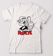 Load image into Gallery viewer, Popeye T-Shirt for Men-White-Ektarfa.online
