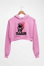 Load image into Gallery viewer, Marilyn Manson Crop HOODIE FOR WOMEN-Light Baby Pink-Ektarfa.online
