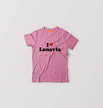 Load image into Gallery viewer, I Love Lonavla Kids T-Shirt for Boy/Girl-Pink-Ektarfa.online
