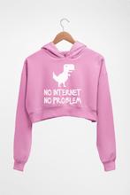 Load image into Gallery viewer, Internet Crop HOODIE FOR WOMEN-Light Baby Pink-Ektarfa.online
