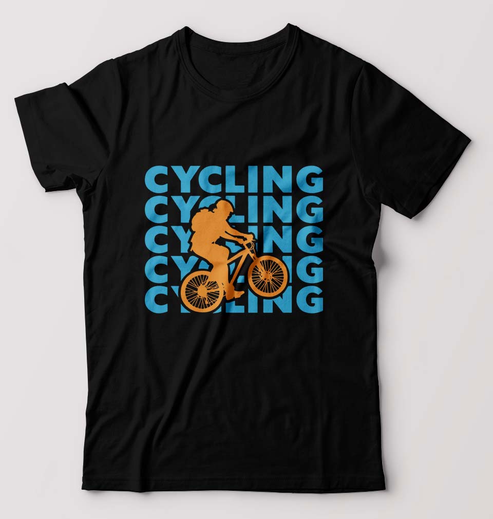Cycling T-Shirt for Men-Black-Ektarfa.online