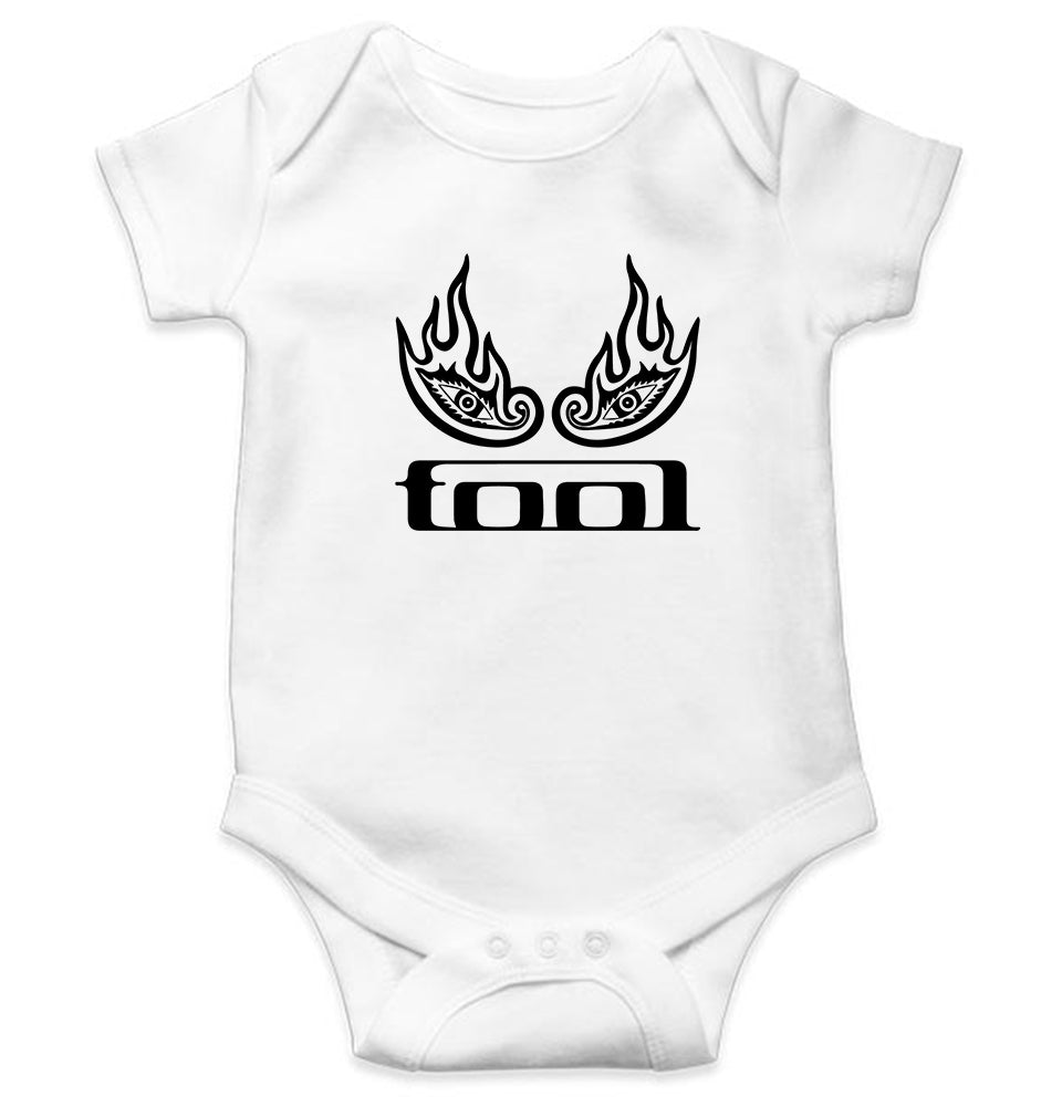 Tool Band Kids Romper For Baby Boy/Girl-0-5 Months(18 Inches)-White-Ektarfa.online