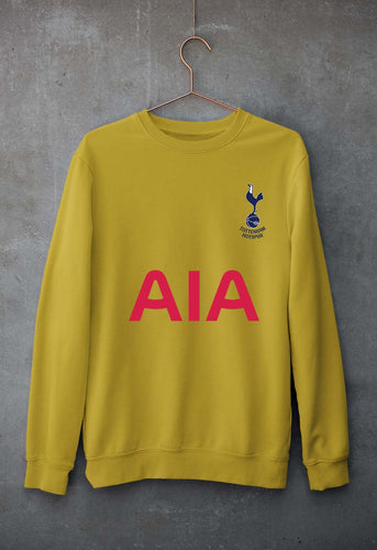 Tottenham Hotspur F.C. 2021-22 Unisex Sweatshirt for Men/Women-Mustard Yellow-Ektarfa.online