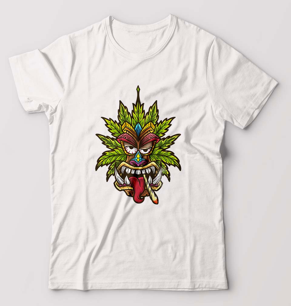 Tiki Joint T-Shirt for Men-White-Ektarfa.online