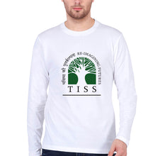 Load image into Gallery viewer, Tata Institute of Social Sciences (TISS) Full Sleeves T-Shirt for Men-White-Ektarfa.online
