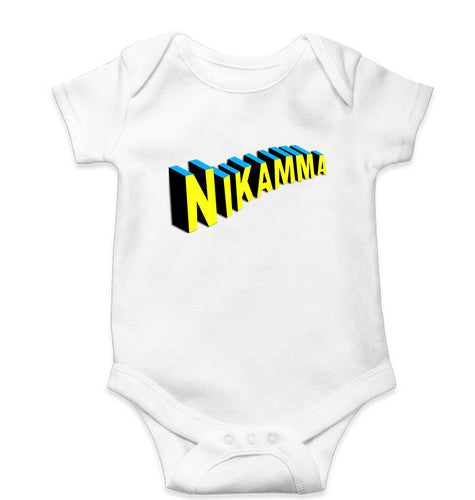 Nikamma Kids Romper For Baby Boy/Girl-White-Ektarfa.online