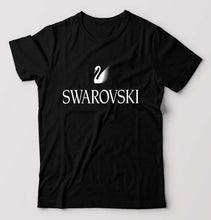 Load image into Gallery viewer, Swarovski T-Shirt for Men-S(38 Inches)-Black-Ektarfa.online
