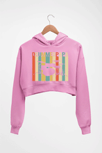 Load image into Gallery viewer, Drummer Papa Crop HOODIE FOR WOMEN-Light Baby Pink-Ektarfa.online
