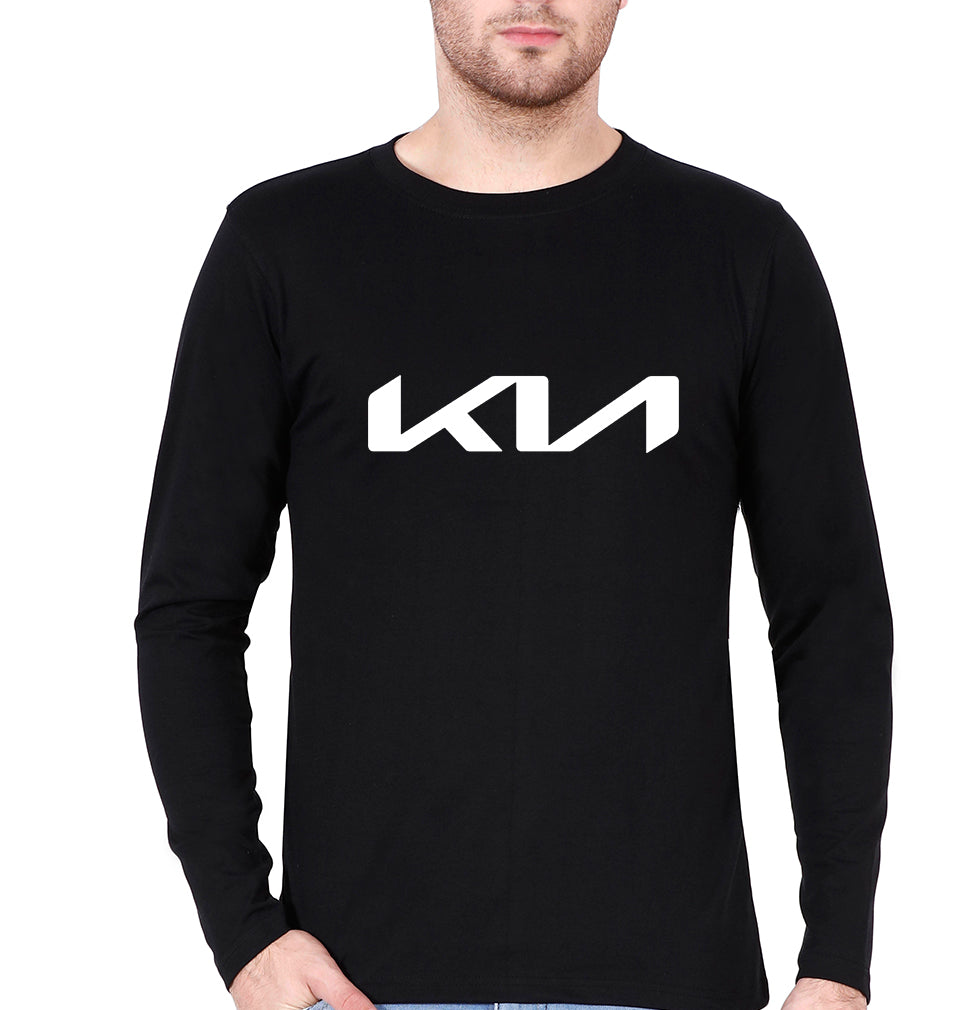Kia Full Sleeves T-Shirt for Men-Black-Ektarfa.online