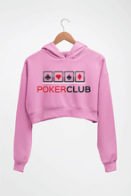 Load image into Gallery viewer, Poker Crop HOODIE FOR WOMEN-Light Baby Pink-Ektarfa.online
