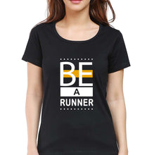 Load image into Gallery viewer, Runner Running T-Shirt for Women-Black-Ektarfa.online
