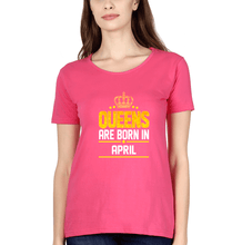 Load image into Gallery viewer, Queens Are Born In March T-Shirt for Women-Pink-Ektarfa.online
