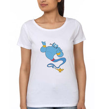 Load image into Gallery viewer, Aladdin Genie(Jinn) T-Shirt for Women-White-Ektarfa.online
