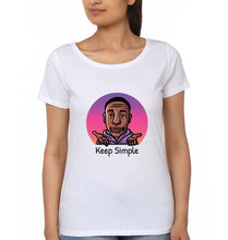 Load image into Gallery viewer, Khaby Lame T-Shirt for Women-White-Ektarfa.online
