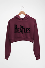 Load image into Gallery viewer, Beatles Crop HOODIE FOR WOMEN-Maroon-Ektarfa.online
