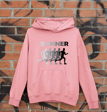 Load image into Gallery viewer, Runner Running Unisex Hoodie for Men/Women-Light Baby Pink-Ektarfa.online
