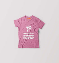 Load image into Gallery viewer, PUBG Where Are We Dropping Boys Kids T-Shirt for Boy/Girl-Pink-Ektarfa.online
