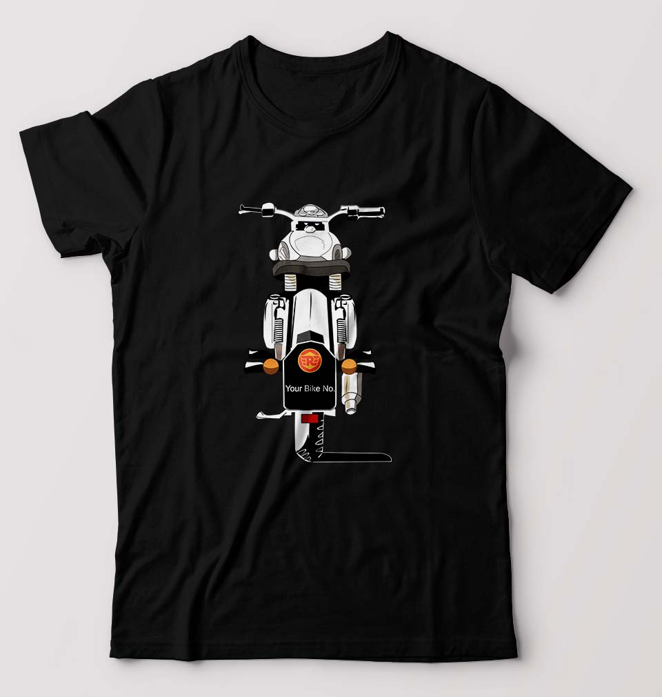 Bullet With Your Number - royal enfield T-Shirt for Men-Black-Ektarfa.online