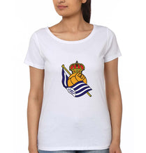 Load image into Gallery viewer, Real-Sociedad T-Shirt for Women-White-Ektarfa.online

