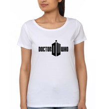 Load image into Gallery viewer, Doctor Who T-Shirt for Women-White-Ektarfa.online
