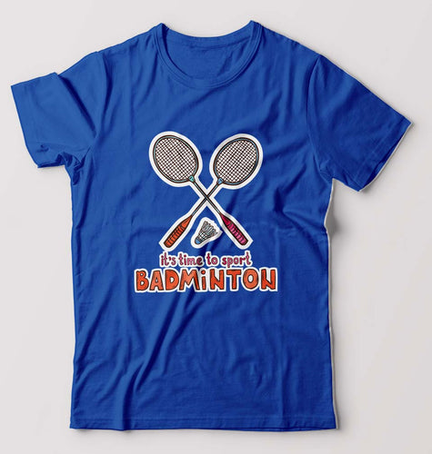 Badminton T-Shirt for Men-Royal Blue-Ektarfa.online