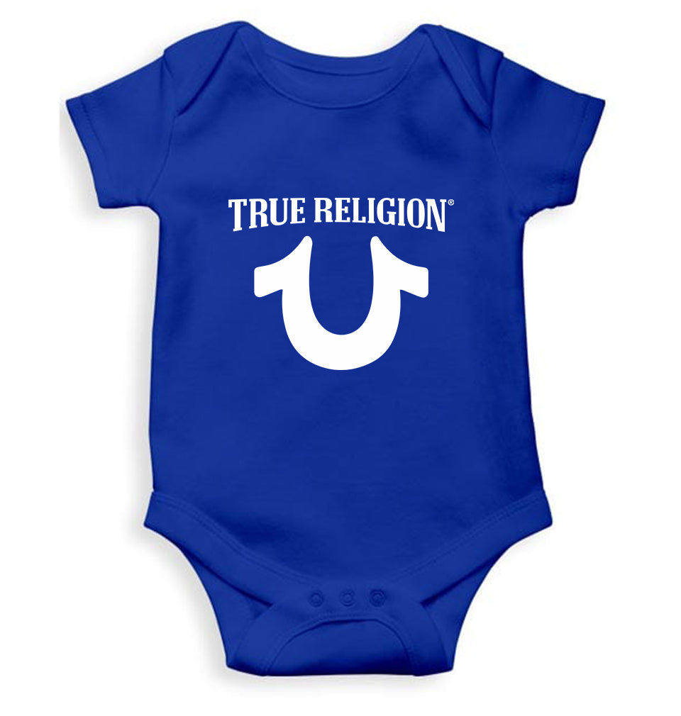 True Religion Kids Romper For Baby Boy/Girl-0-5 Months(18 Inches)-Royal Blue-Ektarfa.online