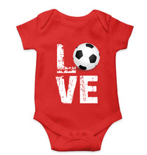 Load image into Gallery viewer, Love Football Kids Romper For Baby Boy/Girl-Red-Ektarfa.online
