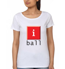 Load image into Gallery viewer, I Ball T-Shirt for Women-White-Ektarfa.online
