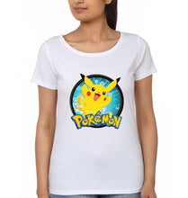 Load image into Gallery viewer, Pokémon T-Shirt for Women-White-Ektarfa.online
