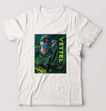 Load image into Gallery viewer, Sebastian Vettel F1 T-Shirt for Men-S(38 Inches)-White-Ektarfa.online
