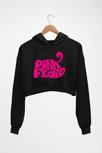 Load image into Gallery viewer, Pink Floyd Crop HOODIE FOR WOMEN-Black-Ektarfa.online
