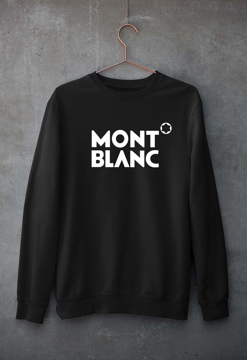 Mont Blanc Unisex Sweatshirt for Men/Women-Black-Ektarfa.online