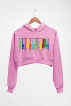 Load image into Gallery viewer, Piano Crop HOODIE FOR WOMEN-Light Baby Pink-Ektarfa.online

