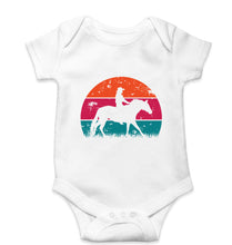 Load image into Gallery viewer, Horse Riding Kids Romper For Baby Boy/Girl-0-5 Months(18 Inches)-White-Ektarfa.online
