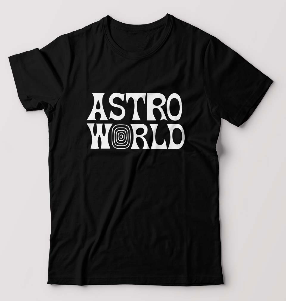 Astroworld Travis Scott T-Shirt for Men-Black-Ektarfa.online