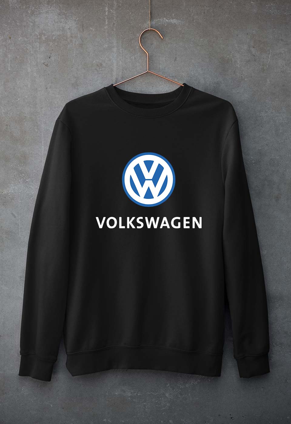 Volkswagen Unisex Sweatshirt for Men/Women-Black-Ektarfa.online