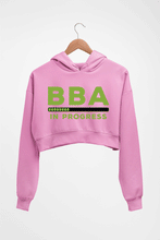 Load image into Gallery viewer, BBA Crop HOODIE FOR WOMEN-Light Baby Pink-Ektarfa.online
