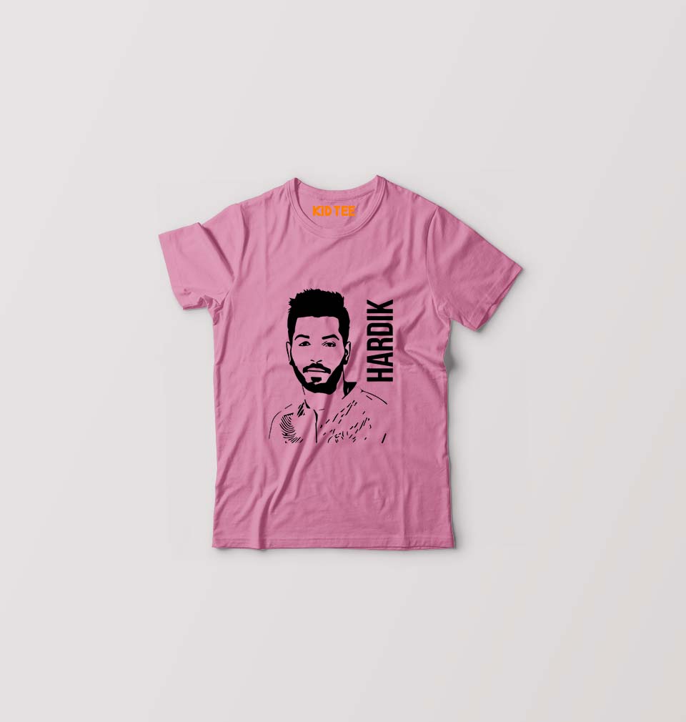 Hardik Pandya Kids T-Shirt for Boy/Girl-Pink-Ektarfa.online