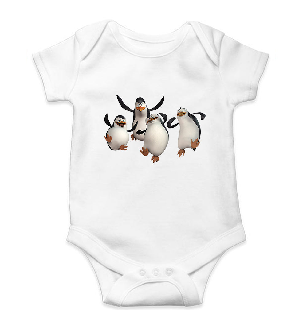 Penguins of Madagascar Kids Romper For Baby Boy/Girl-White-Ektarfa.online