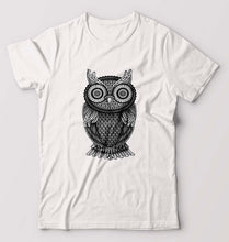 Load image into Gallery viewer, Owl T-Shirt for Men-White-Ektarfa.online
