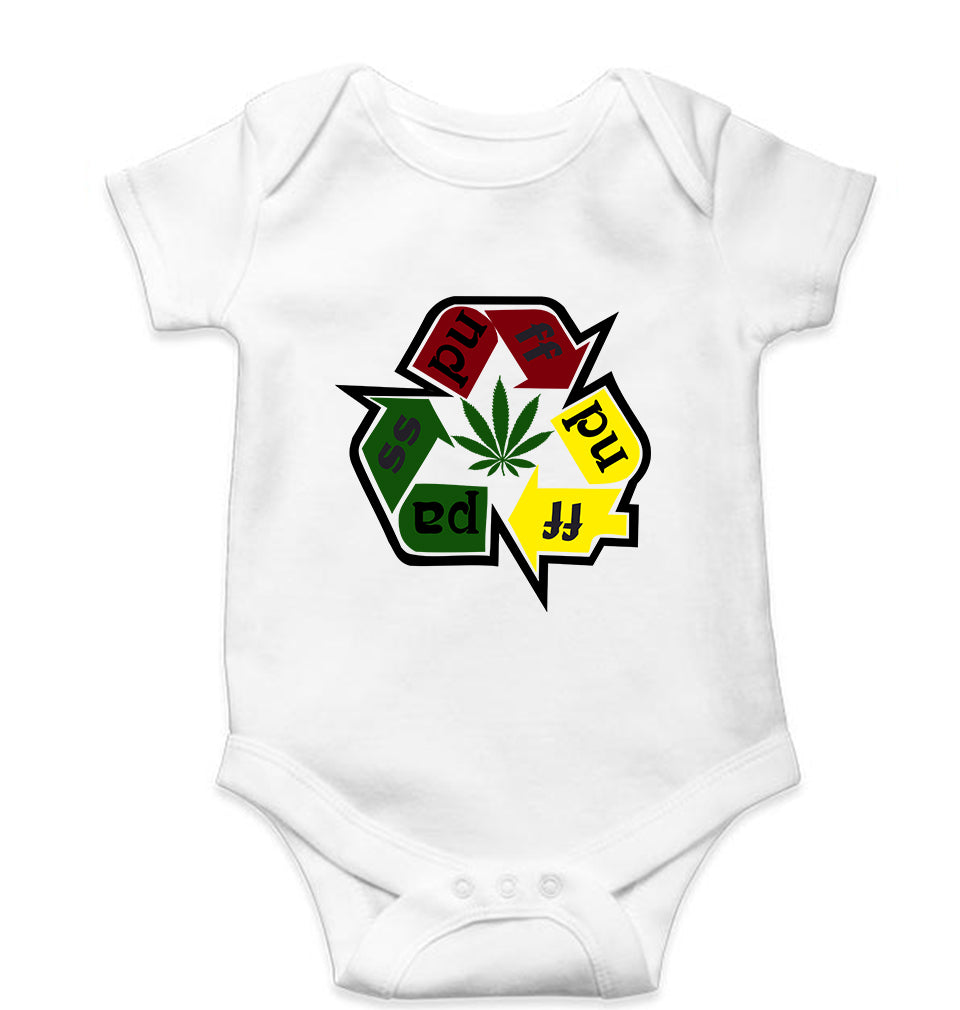 Weed Kids Romper For Baby Boy/Girl-White-Ektarfa.online
