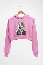 Load image into Gallery viewer, Batman Joker Crop HOODIE FOR WOMEN-Light Baby Pink-Ektarfa.online
