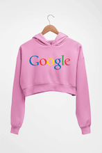 Load image into Gallery viewer, Google Crop HOODIE FOR WOMEN-Light Baby Pink-Ektarfa.online
