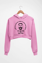 Load image into Gallery viewer, Conor McGregor UFC Crop HOODIE FOR WOMEN-Light Baby Pink-Ektarfa.online
